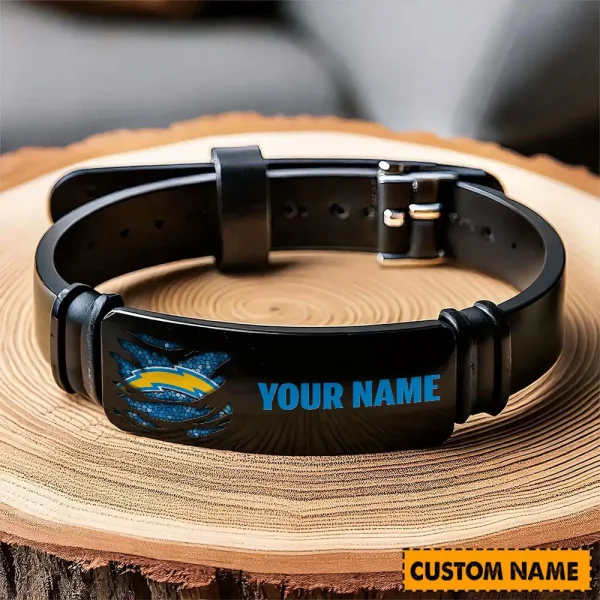 Los Angeles Chargers Bracelet Perfect Gift For Fans SPTSBRACELET004 - Image 4