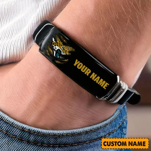 Jacksonville Jaguars Bracelet Perfect Gift For Fans SPTSBRACELET012 - Image 3