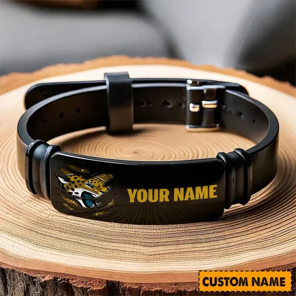 Jacksonville Jaguars Bracelet Perfect Gift For Fans SPTSBRACELET012 - Image 4