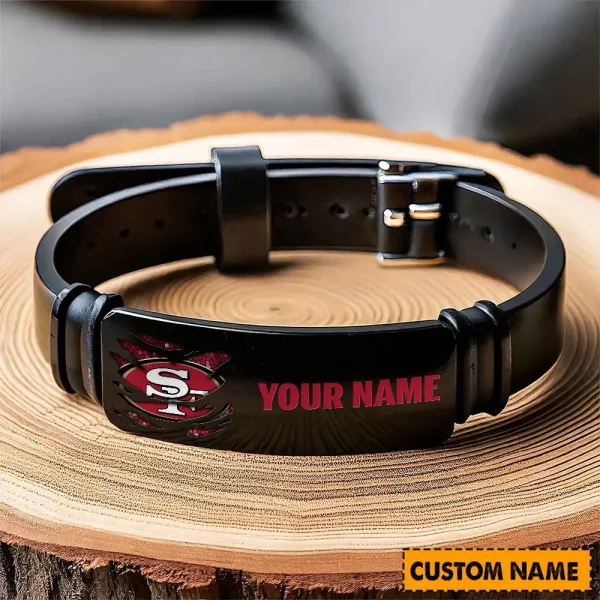 San Francisco 49ers Bracelet Perfect Gift For Fans SPTSBRACELET015 - Image 4