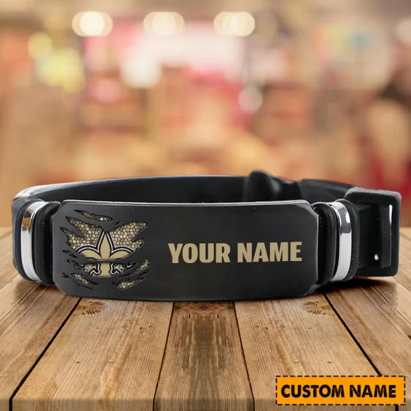 New Orleans Saints Bracelet Perfect Gift For Fans SPTSBRACELET017 - Image 2