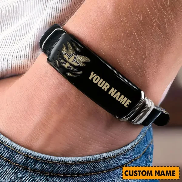 New Orleans Saints Bracelet Perfect Gift For Fans SPTSBRACELET017 - Image 3