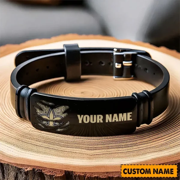 New Orleans Saints Bracelet Perfect Gift For Fans SPTSBRACELET017 - Image 4