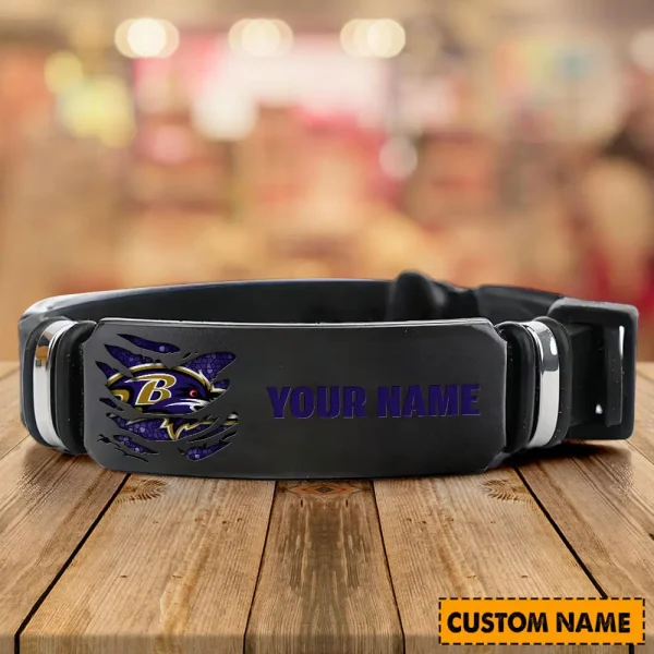 Baltimore Ravens Bracelet Perfect Gift For Fans SPTSBRACELET019 - Image 4