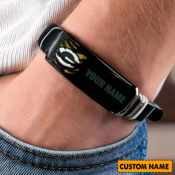 Green Bay Packers Bracelet Perfect Gift For Fans SPTSBRACELET021 - Image 3
