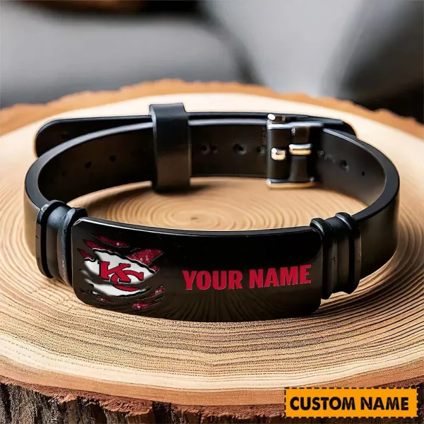 Kansas City Chiefs Bracelet Perfect Gift For Fans SPTSBRACELET025 - Image 3