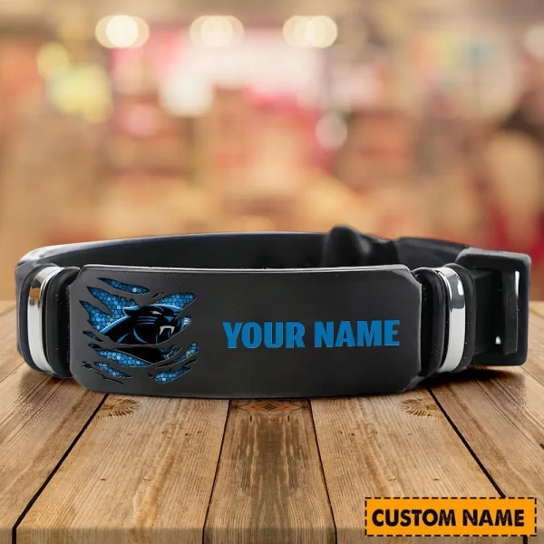 Carolina Panthers Bracelet Perfect Gift For Fans SPTSBRACELET026 - Image 2