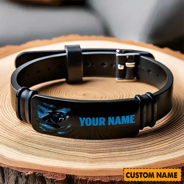 Carolina Panthers Bracelet Perfect Gift For Fans SPTSBRACELET026 - Image 4
