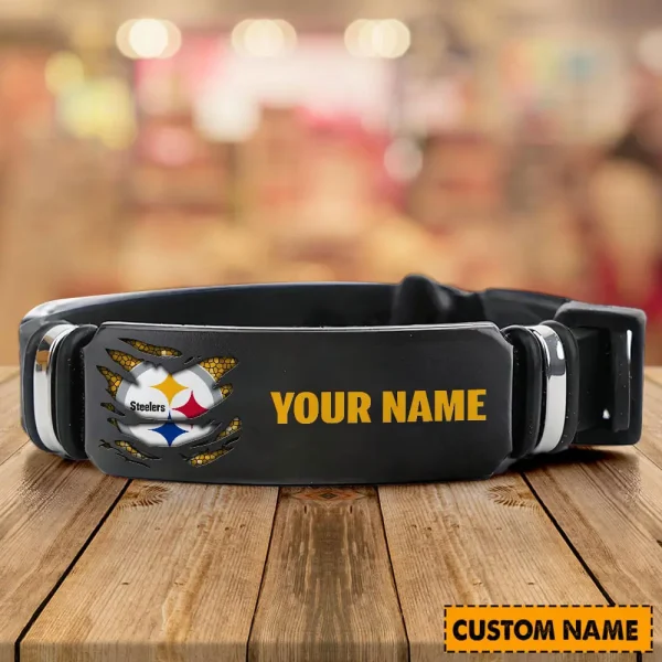 Pittsburgh Steelers Bracelet Perfect Gift For Fans SPTSBRACELET031 - Image 2