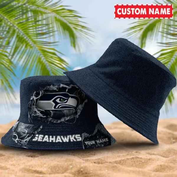 Seattle Seahawks NFL Personalized Bucket Hat Perfect Gift For Fan - Limited Edition BGBKH166 - Image 3