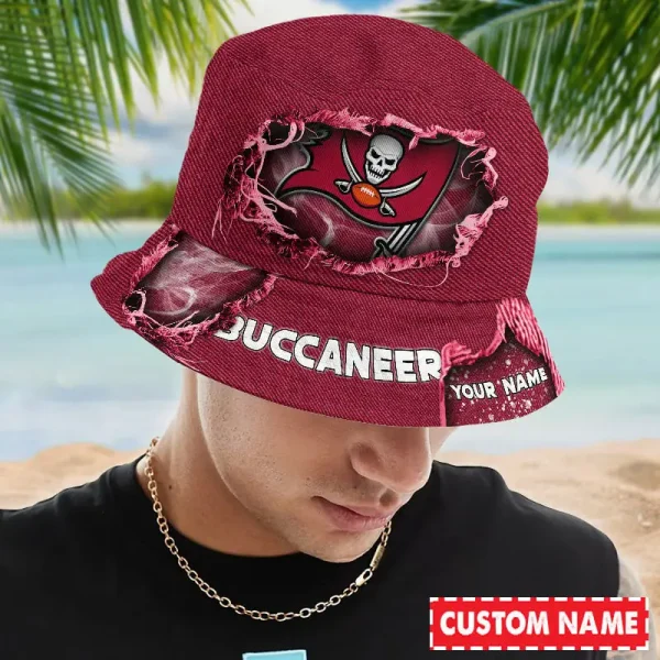 Tampa Bay Buccaneers NFL Personalized Bucket Hat Perfect Gift For Fan - Limited Edition BGBKH169 - Image 2
