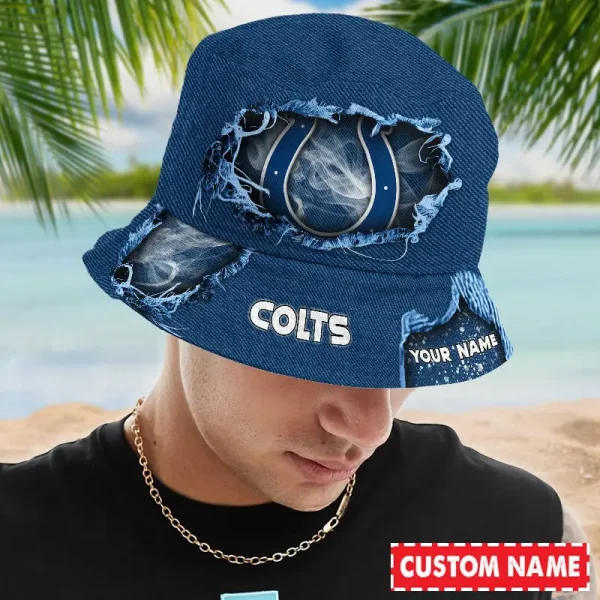 Indianapolis Colts NFL Personalized Bucket Hat Perfect Gift For Fan - Limited Edition BGBKH170 - Image 2