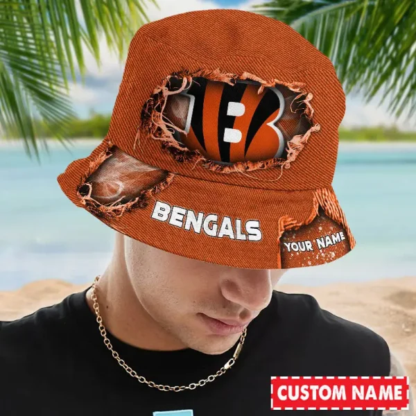Cincinnati Bengals NFL Personalized Bucket Hat Perfect Gift For Fan - Limited Edition BGBKH171 - Image 2