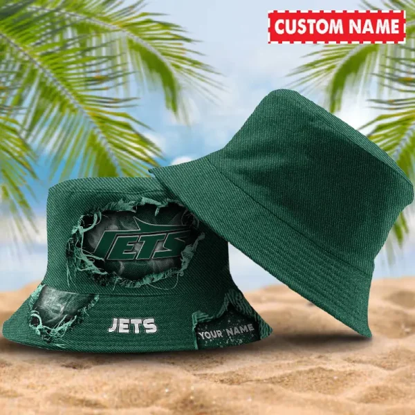 New York Jets NFL Personalized Bucket Hat Perfect Gift For Fan - Limited Edition BGBKH172 - Image 3