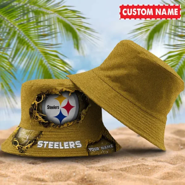 Pittsburgh Steelers NFL Personalized Bucket Hat Perfect Gift For Fan - Limited Edition BGBKH173 - Image 3