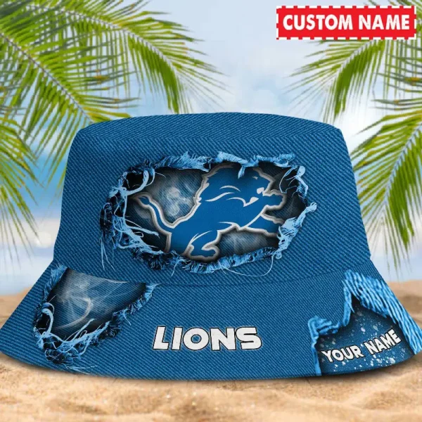 Detroit Lions NFL Personalized Bucket Hat Perfect Gift For Fan - Limited Edition BGBKH177