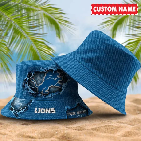 Detroit Lions NFL Personalized Bucket Hat Perfect Gift For Fan - Limited Edition BGBKH177 - Image 3