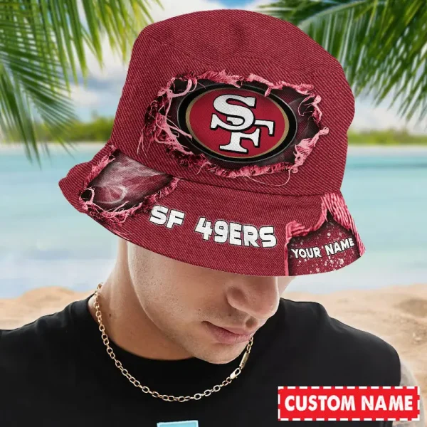 San Francisco 49ers NFL Personalized Bucket Hat Perfect Gift For Fan - Limited Edition BGBKH179 - Image 2