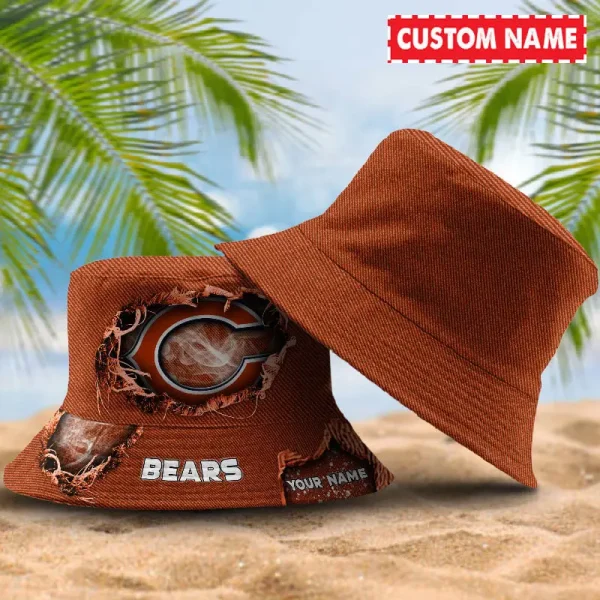 Chicago Bears NFL Personalized Bucket Hat Perfect Gift For Fan - Limited Edition BGBKH181 - Image 3