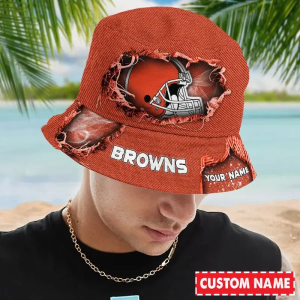 Cleveland Browns NFL Personalized Bucket Hat Perfect Gift For Fan - Limited Edition BGBKH182 - Image 2