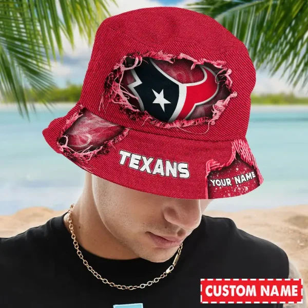 Houston Texans NFL Personalized Bucket Hat Perfect Gift For Fan - Limited Edition BGBKH183 - Image 2