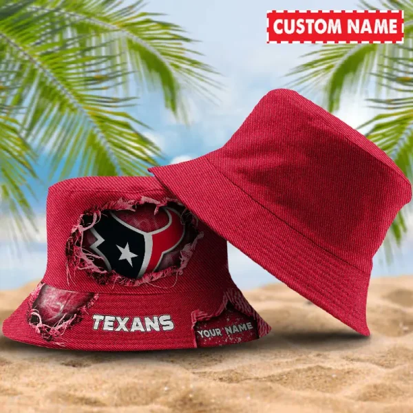 Houston Texans NFL Personalized Bucket Hat Perfect Gift For Fan - Limited Edition BGBKH183 - Image 3