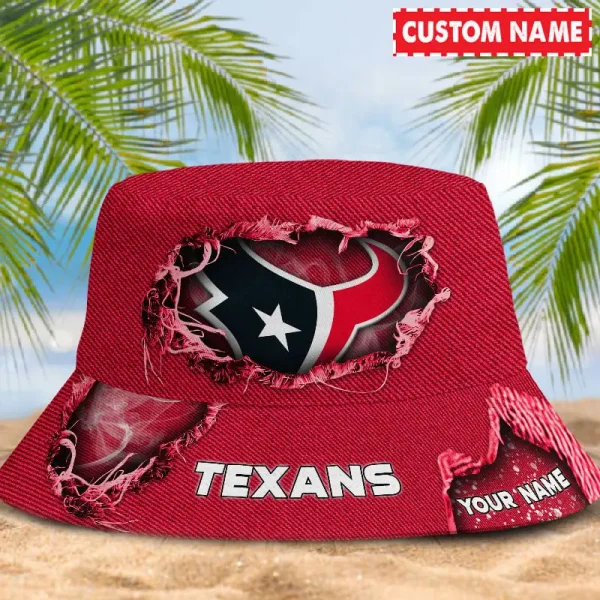 Houston Texans NFL Personalized Bucket Hat Perfect Gift For Fan - Limited Edition BGBKH183