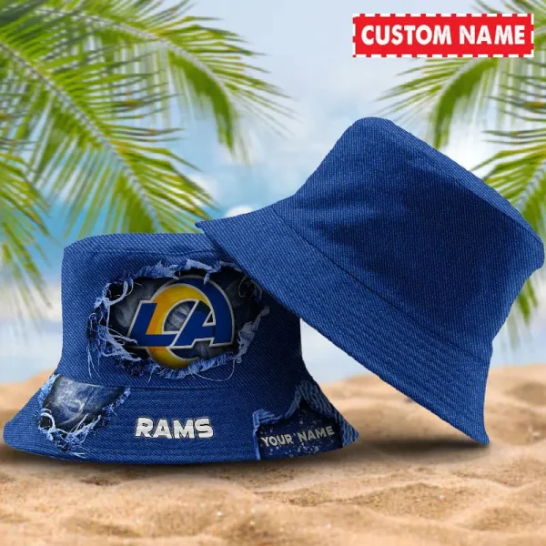 Los Angeles Rams NFL Personalized Bucket Hat Perfect Gift For Fan - Limited Edition BGBKH184 - Image 3