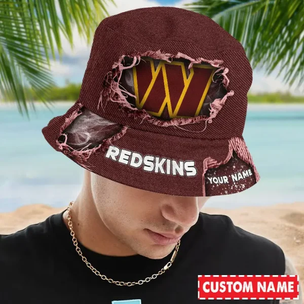 Washington Commanders NFL Personalized Bucket Hat Perfect Gift For Fan - Limited Edition BGBKH185 - Image 2