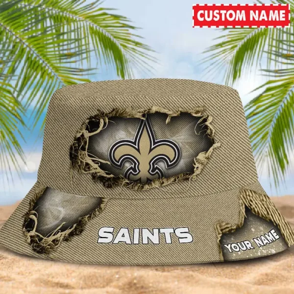 New Orleans Saints NFL Personalized Bucket Hat Perfect Gift For Fan - Limited Edition BGBKH189