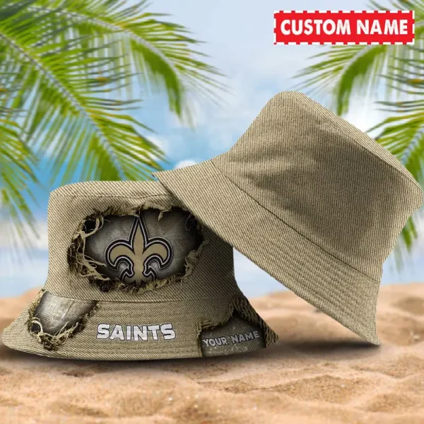 New Orleans Saints NFL Personalized Bucket Hat Perfect Gift For Fan - Limited Edition BGBKH189 - Image 3