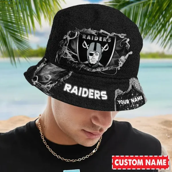 Las Vegas Raiders NFL Personalized Bucket Hat Perfect Gift For Fan - Limited Edition BGBKH190 - Image 2