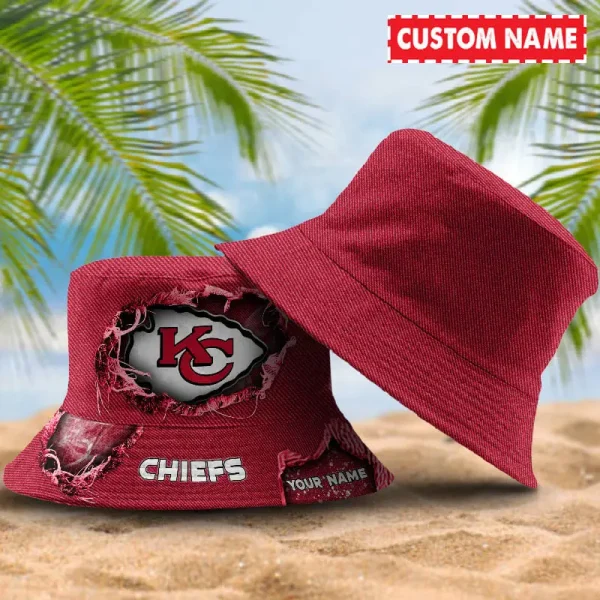 Kansas City Chiefs NFL Personalized Bucket Hat Perfect Gift For Fan - Limited Edition BGBKH191 - Image 3