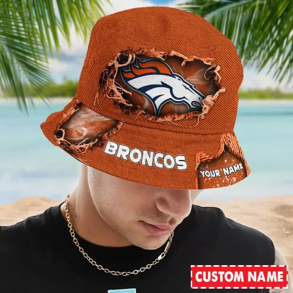 Denver Broncos NFL Personalized Bucket Hat Perfect Gift For Fan - Limited Edition BGBKH192
