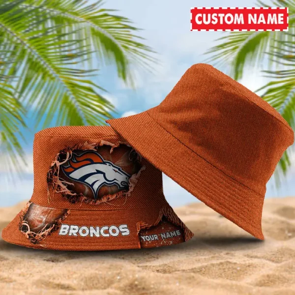 Denver Broncos NFL Personalized Bucket Hat Perfect Gift For Fan - Limited Edition BGBKH192 - Image 2