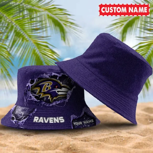 Baltimore Ravens NFL Personalized Bucket Hat Perfect Gift For Fan - Limited Edition BGBKH193 - Image 3