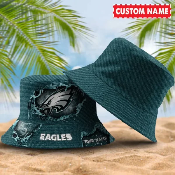 Philadelphia Eagles NFL Personalized Bucket Hat Perfect Gift For Fan - Limited Edition BGBKH195 - Image 3