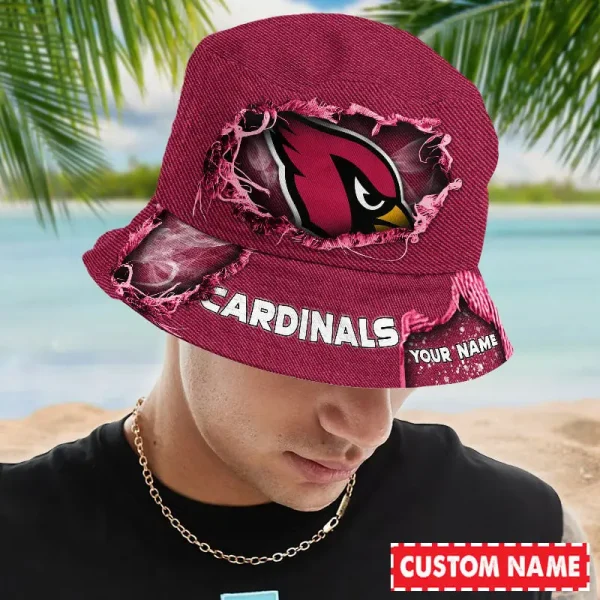 Arizona Cardinals NFL Personalized Bucket Hat Perfect Gift For Fan - Limited Edition BGBKH196 - Image 2