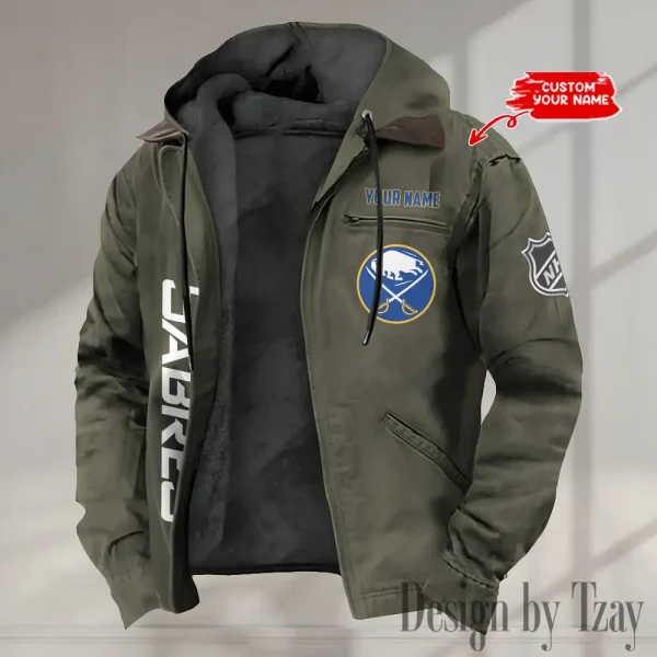 Buffalo Sabres  Men's Casual Padded Jacket Hooded Trending 2025 SPTPJH099 - Image 4