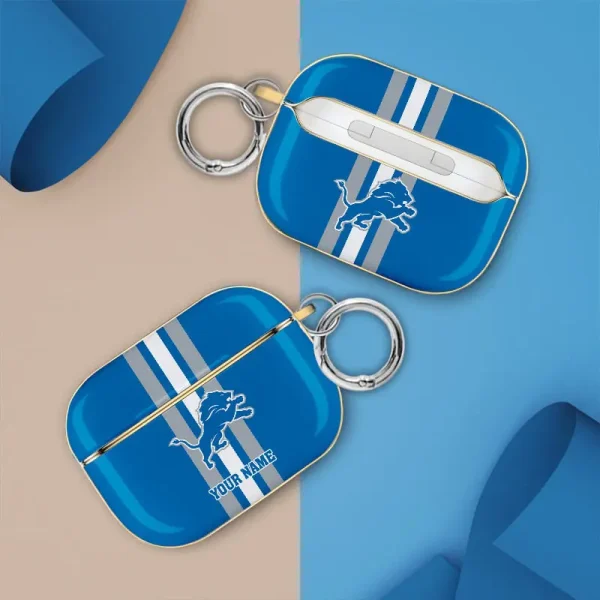 Detroit Lions New Airpod Cover Gift For Fan SPTAIRPODC013 - Image 2