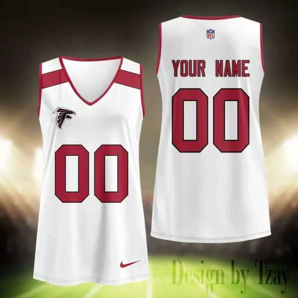 Atlanta Falcons Summer Casual Women's Tank Vest Sleeveless SPTVNECKWVTS453 - Image 2