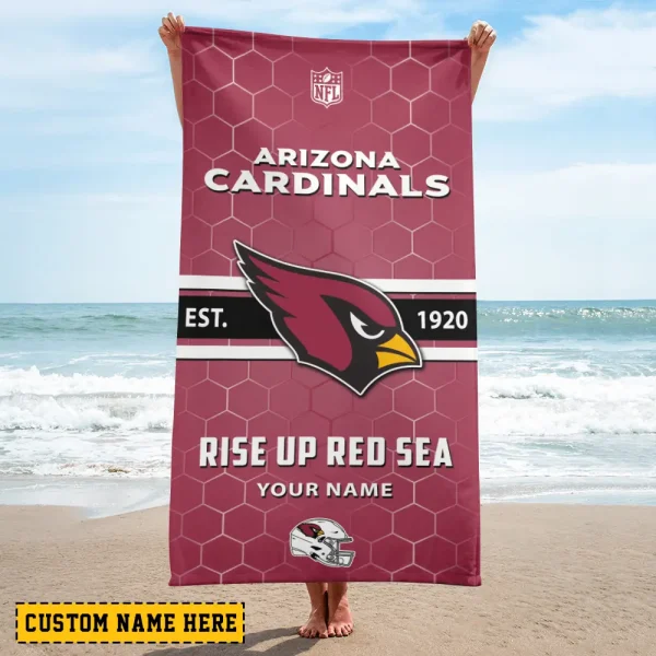 Arizona Cardinals NFL Beach Towels New 2025 AZBTOWEL549 - Image 2