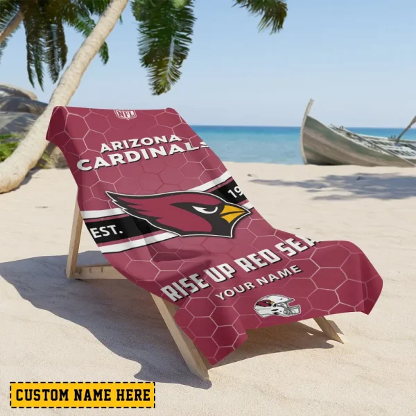 Arizona Cardinals NFL Beach Towels New 2025 AZBTOWEL549