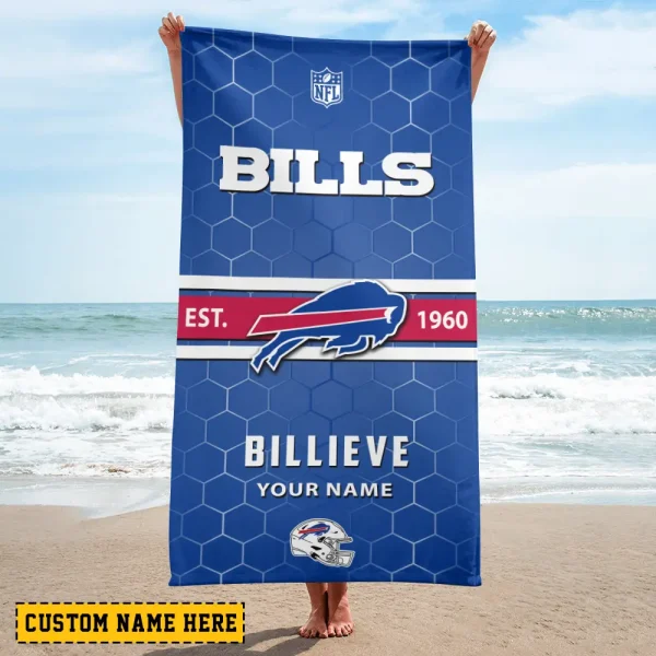 Buffalo Bills NFL Beach Towels New 2025 AZBTOWEL552 - Image 2