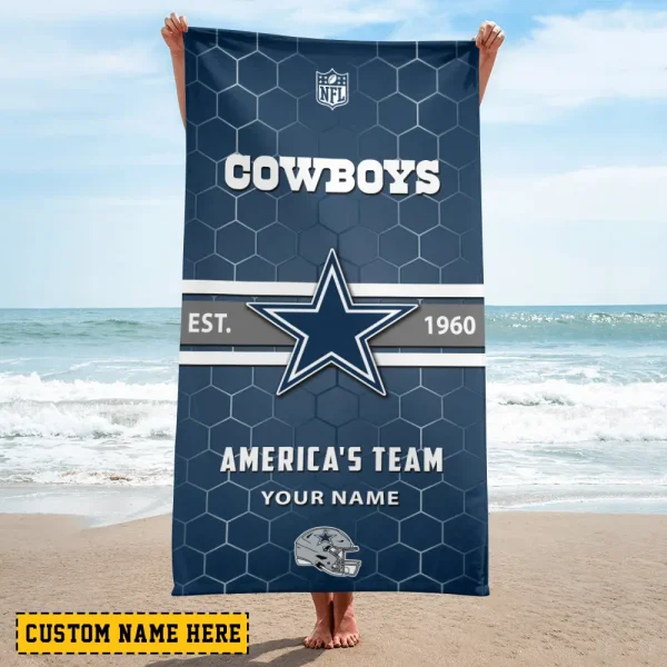 Dallas Cowboys NFL Beach Towels New 2025 AZBTOWEL557 - Image 2