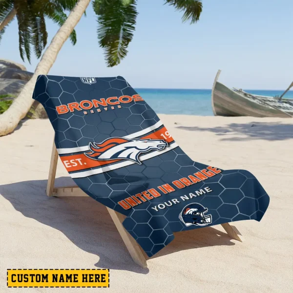 Denver Broncos NFL Beach Towels New 2025 AZBTOWEL558