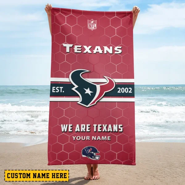 Houston Texans NFL Beach Towels New 2025 AZBTOWEL561 - Image 2