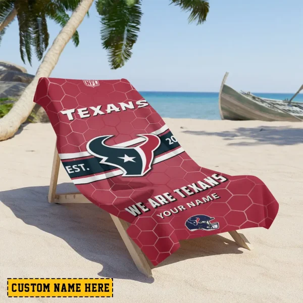 Houston Texans NFL Beach Towels New 2025 AZBTOWEL561