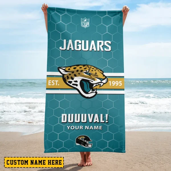 Jacksonville Jaguars NFL Beach Towels New 2025 AZBTOWEL563 - Image 2
