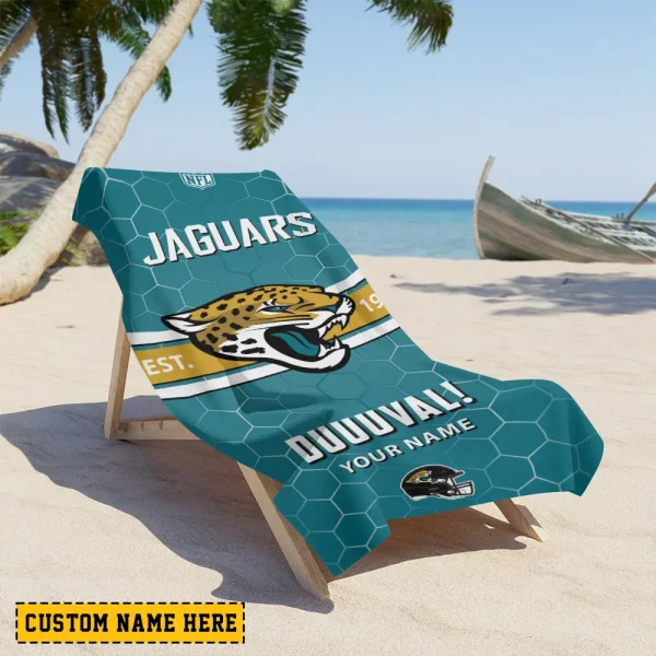 Jacksonville Jaguars NFL Beach Towels New 2025 AZBTOWEL563